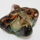 Mid-century Ashtray from Metallurgical Glass,by Glasswork Novy Bor,1960's.