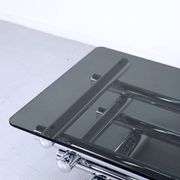 Midcentury 1970s Italian Stacked Chrome Coffee Table