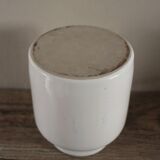 Vintage mustard pot in glazed stoneware