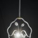 Art Deco transparent Barovier e Toso light with flowers, 1940s