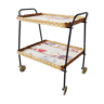 Serving trolley with removable trays