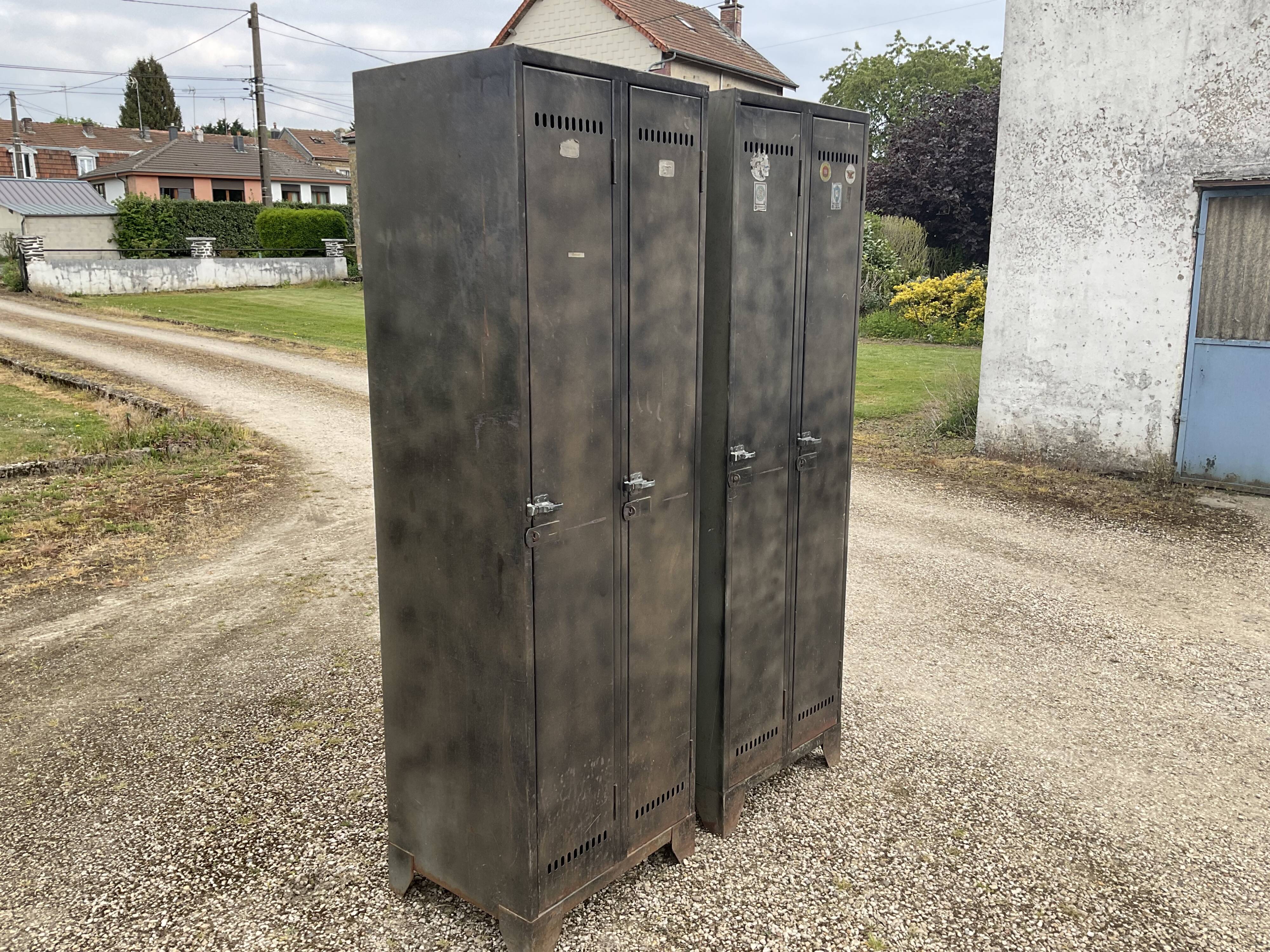 Metal cabinets