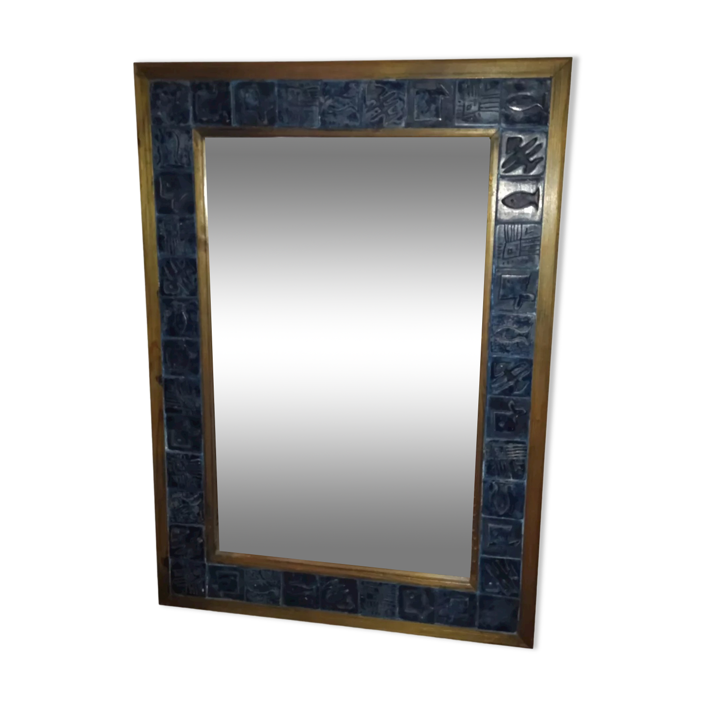 Mirror frame ceramic tiles