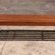 Banc vintage en noyer de Gio Ponti réalisé par Fratelli Reguitti, 1950