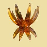 Space age lucite candle holder