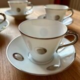 Bernardaud Ithaca Coffee Cup and Saucer by Olivier Gagnère