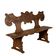 Ancient baroque walnut bench, Italy, 18th century