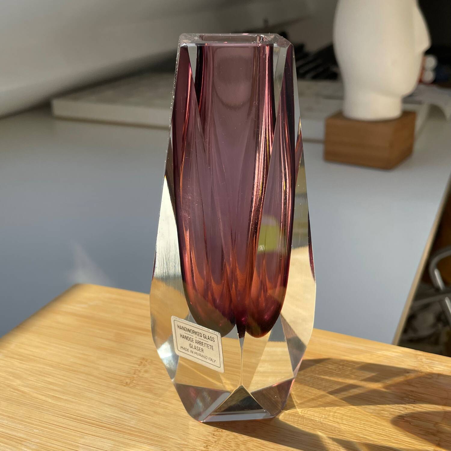 Vase Sommerso Seguso Murano