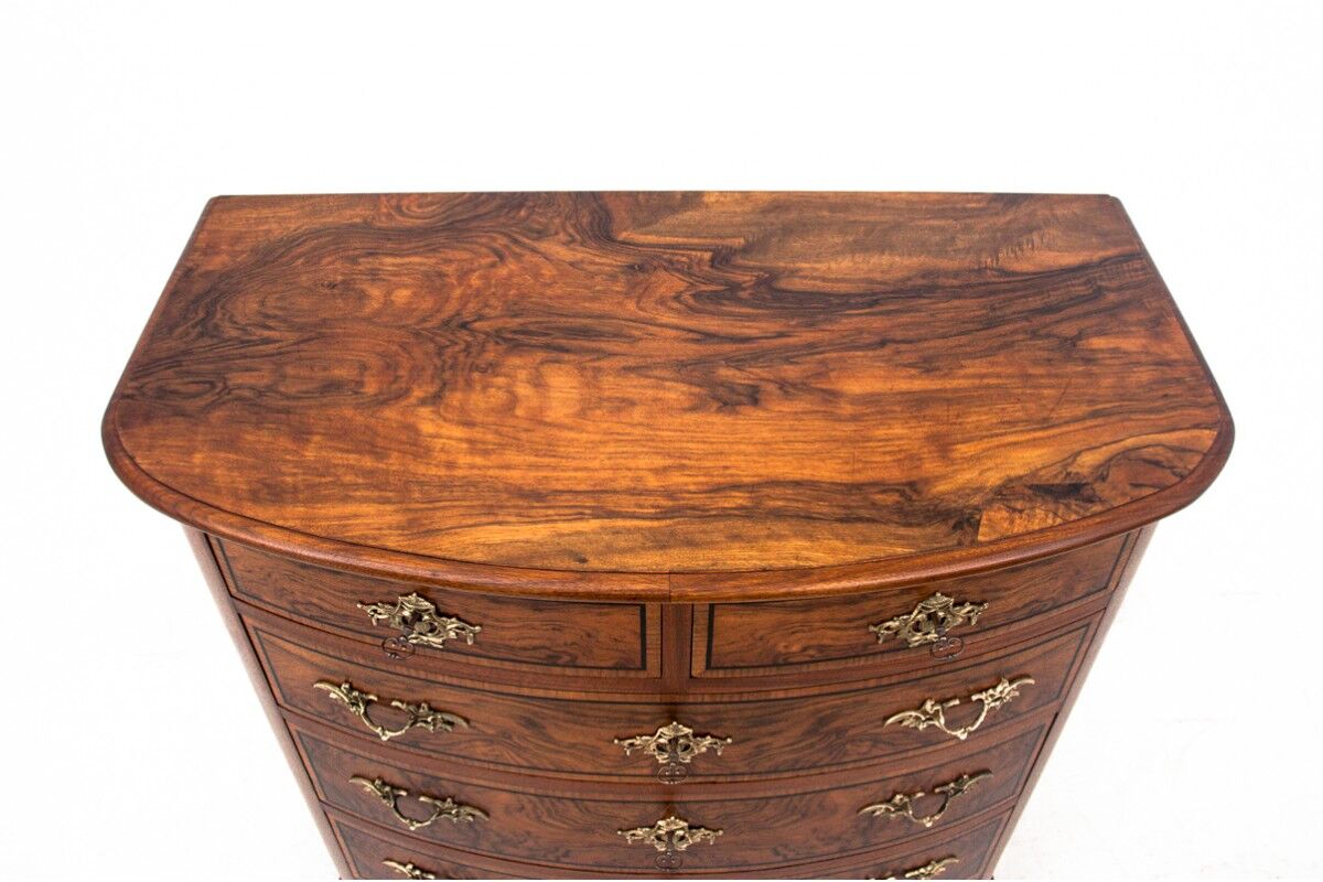 Antique chest of drawers from the turn of the 19th and 20th centuries, Northern Europe.