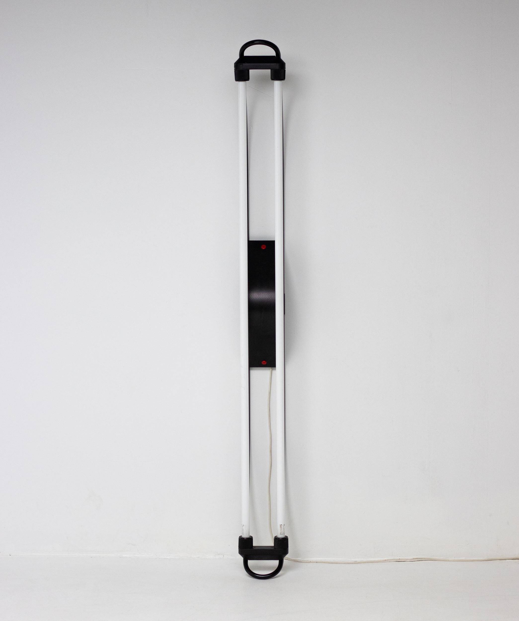 Floor lamp or fluorescent wall light from the 1980s by Gian Nicola Gigante for Zerbetto.