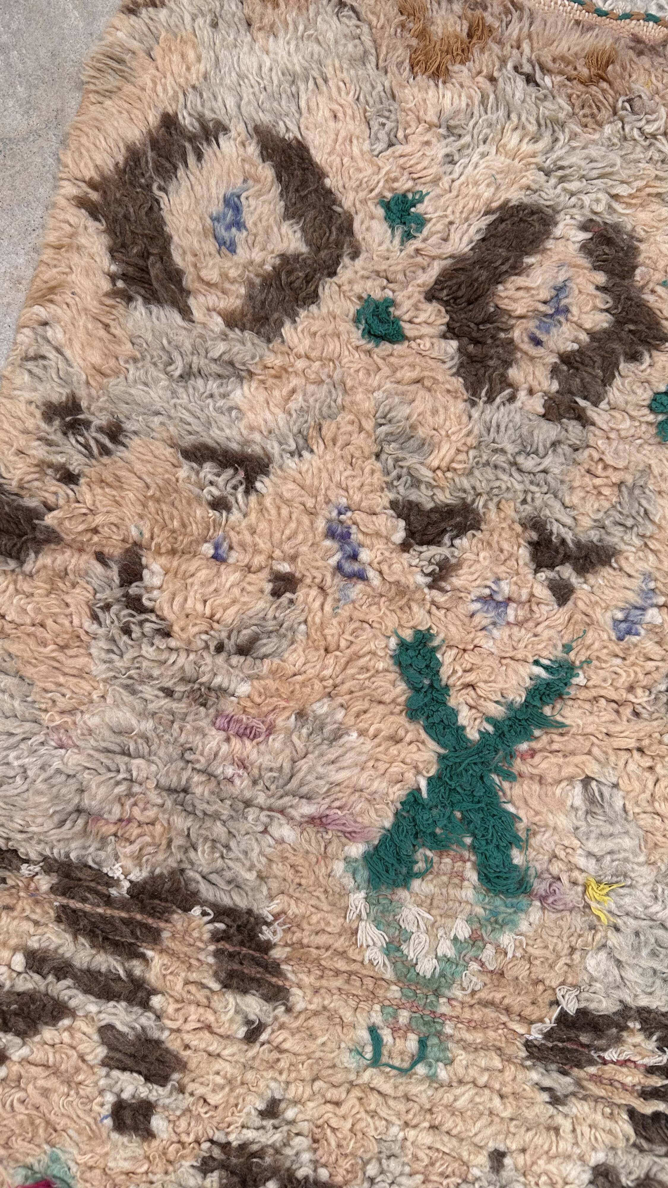 Colorful Moroccan rug Talsint - 147 x 66 cm