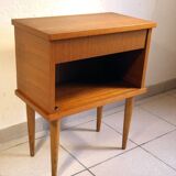 Teak bedside table years 70