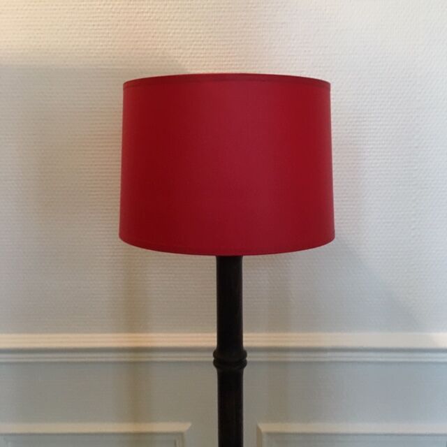 Bamboo-style wooden lamp