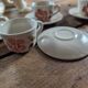 Saint-Amand Camélia, mid-20th century – 5 hand-painted cups