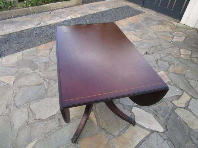 Antique folding dining table