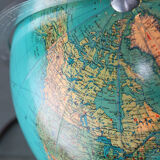Mid-century Illuminated Glass Globe, 60s