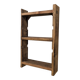 Modular shelf in raw wood with a vintage patina
