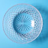 Mid-century Centerpiece, Vintage Clear Glass Fruit or Salad Bowl / Florence