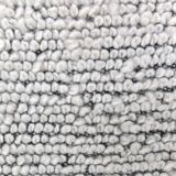 Black Wool Moroccan rug,  wool shaggy Berber Style antique black 210x140