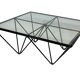 Vintage coffee table steel wire coffee table minimalist design