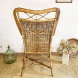 Rattan armchair