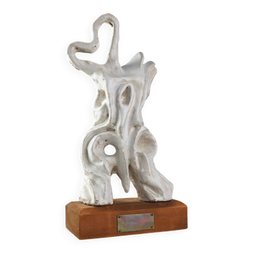 Abstract Ceramic Sculpture “Symphonie” by Freddy Callant, Belgium 1960s