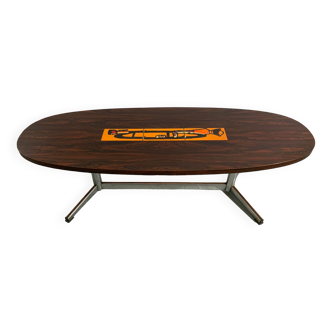 Table basse en palissandre, ANNÉES 1960