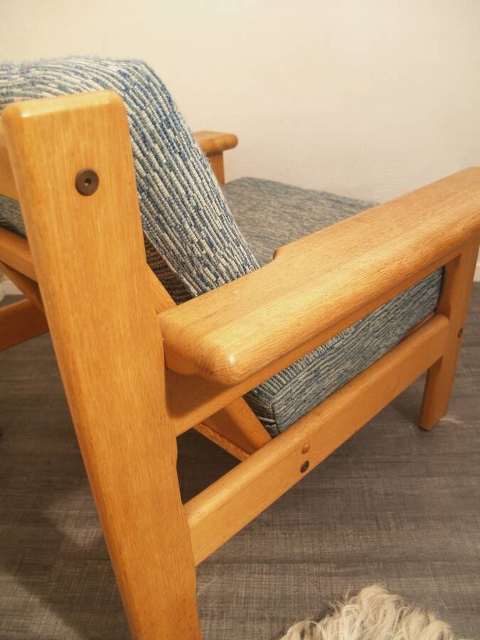 Danish vintage design arm chair in oak - Laboremus Viborg