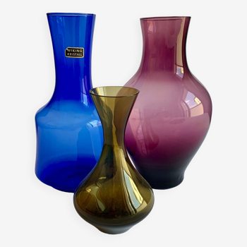 Set de 3 vases finlandais de 1960