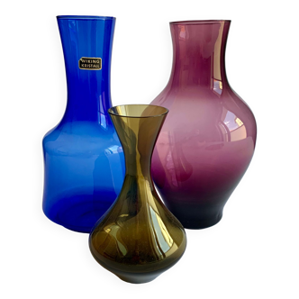 Set de 3 vases finlandais de 1960