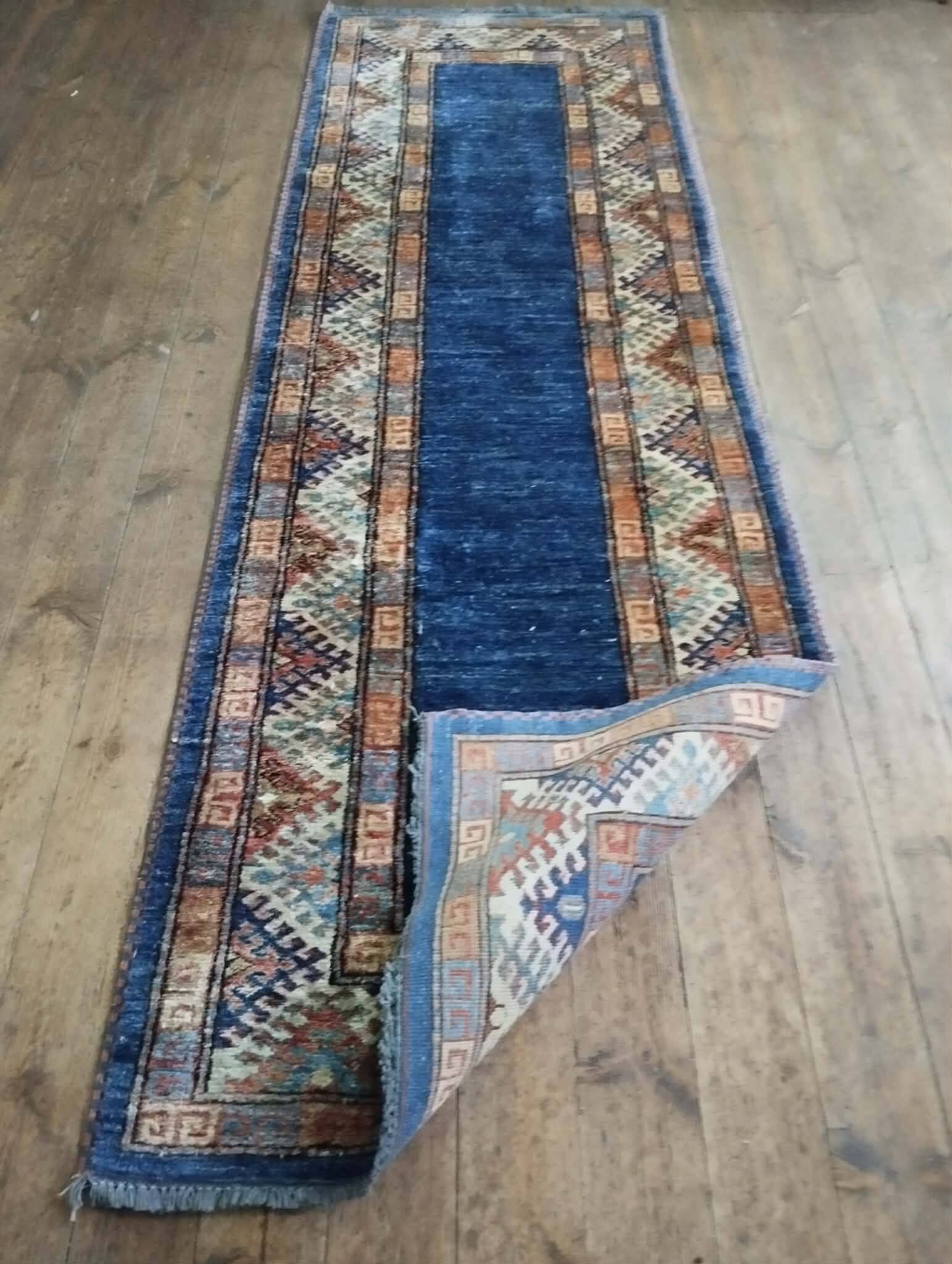 Handmade Pakistani Ziegler hallway rug 242x81cm