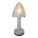 Daum nancy france – art deco frosted glass mushroom lamp – circa 1930, h55cm