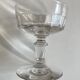 Set de 6 coupes a champagne 19e assorties à côtes plates et écailles
