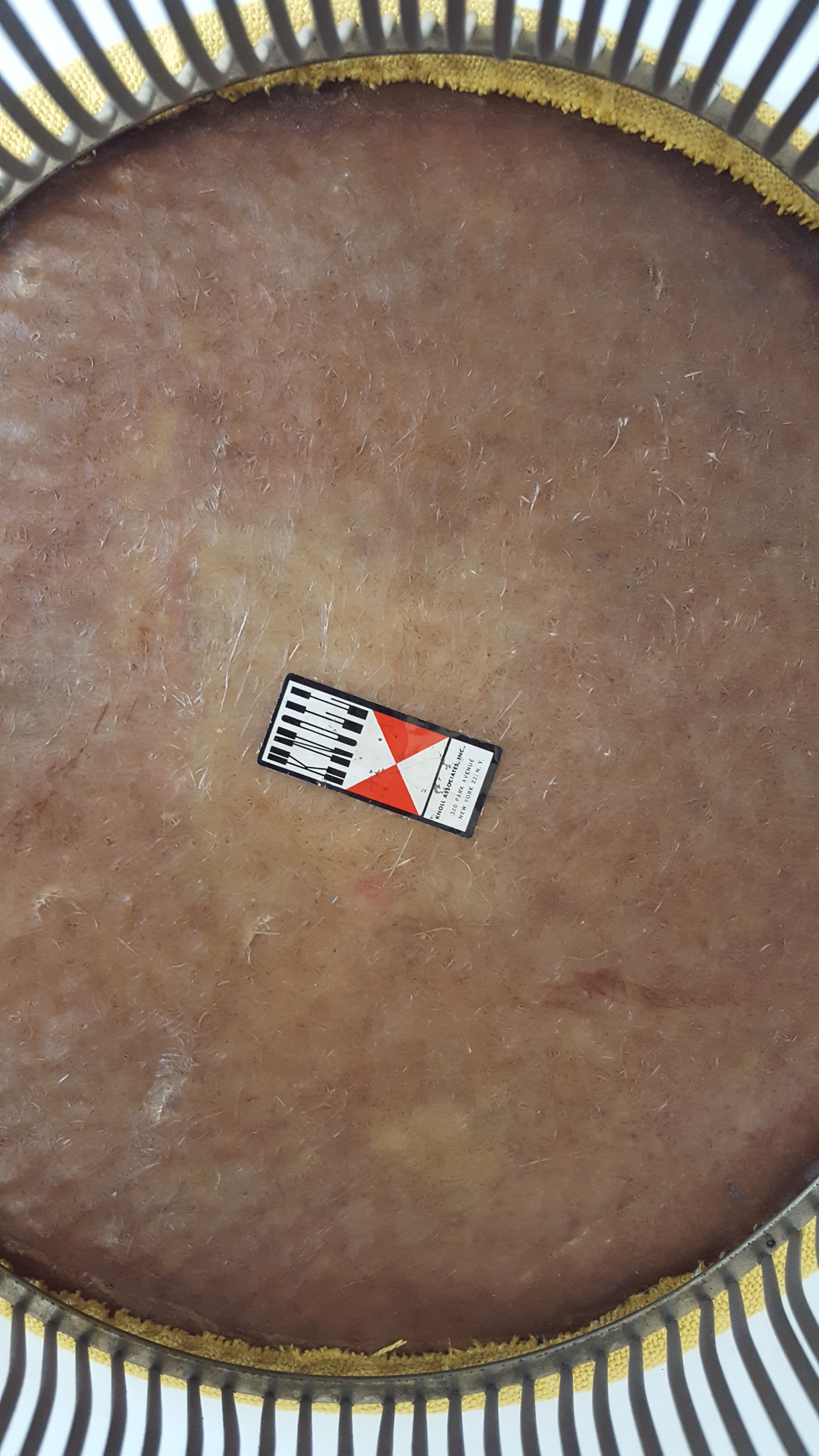 Former ottoman stool Warren Platner Knoll 1960