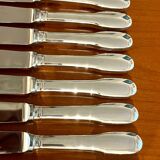 Christofle cluny ,12 couteaux à entremets fromage desserts 19,5 cm excellent état