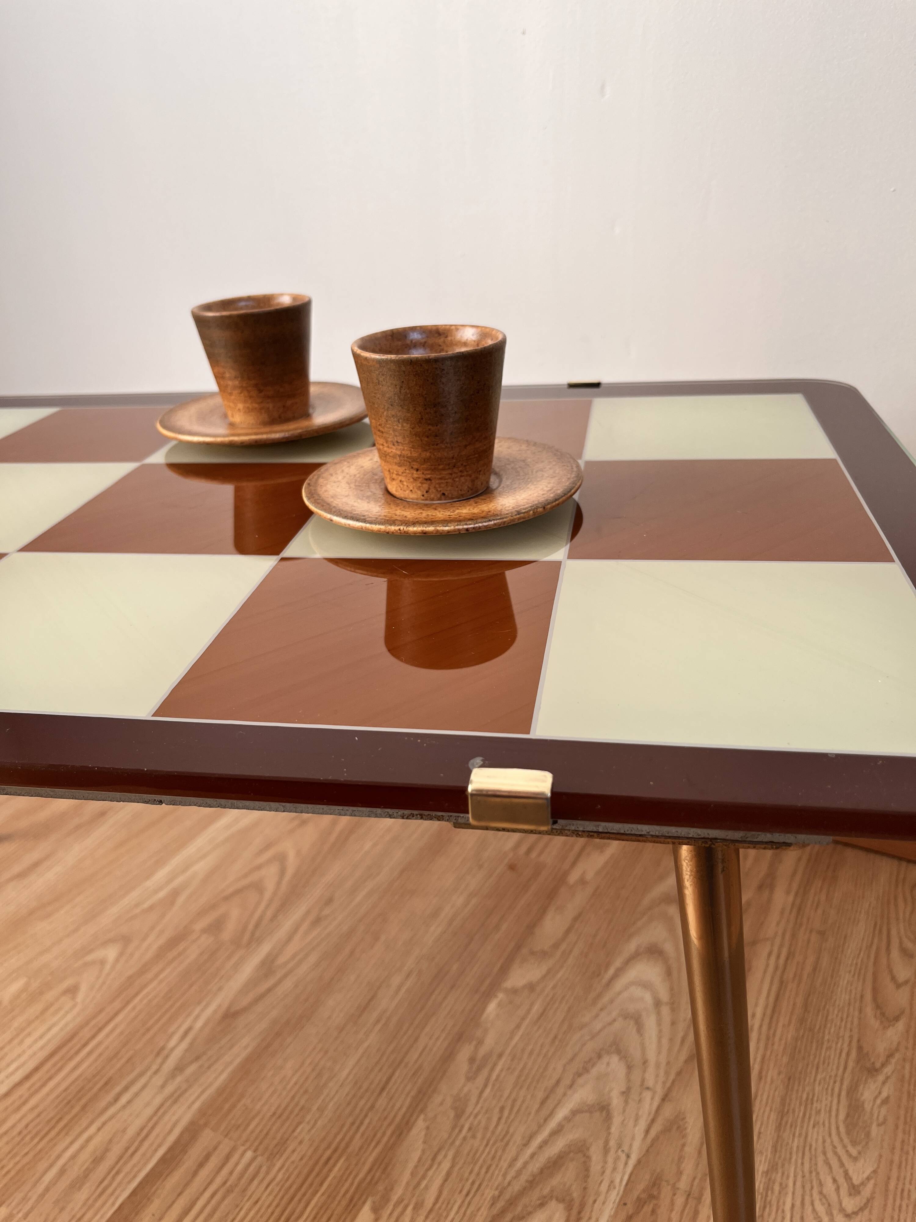 Checkerboard coffee table
