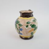 Vallauris Massier vase with flower motifs, signed under the base