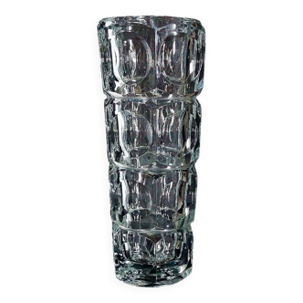 Vintage glass vase 60s