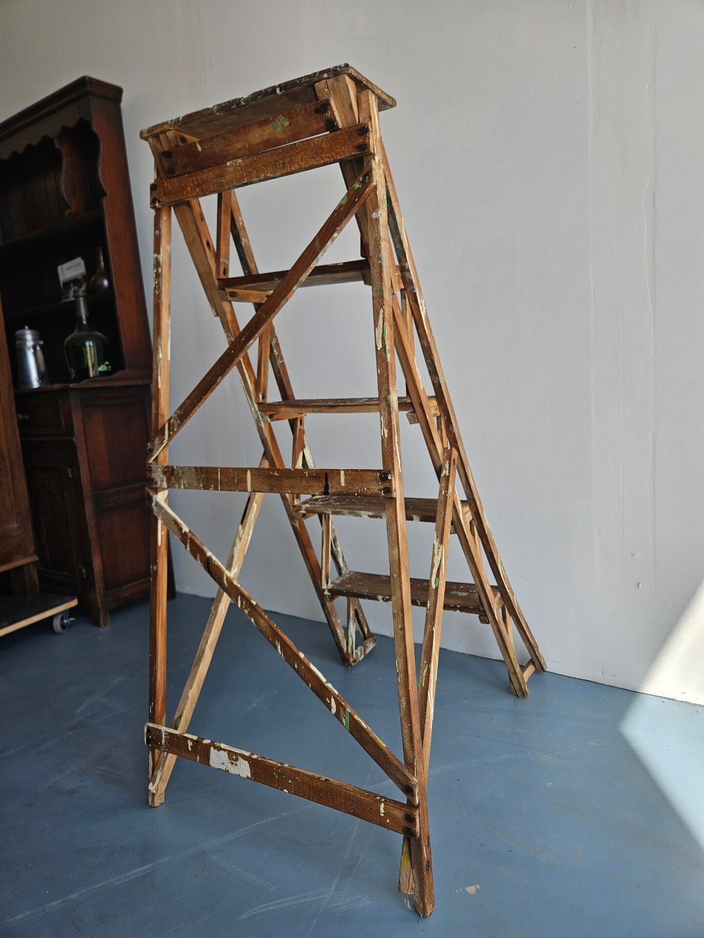 Old painter's step ladder