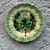 Sarreguemines barbotine dessert plate