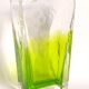 Textured glass wall vase Kumela in the style of Kaj Blomqvist, Finland circa 1960.