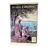 Affiche SNCF sur la Côte d'Emeraude