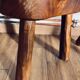 Set of 4 low stools