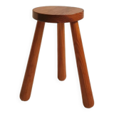 tripod stool in solid pine
