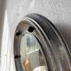 Round convex metal mirror in English style 1900