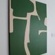 Art abstrait organique vert