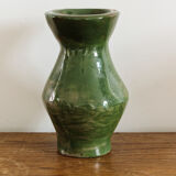 Glazed terracotta vase