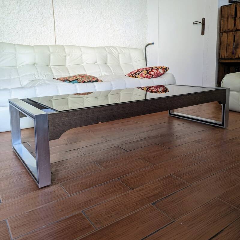 Vintage coffee table by Claude Gaillard for Ligne Roset