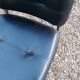 Pair of vintage armchairs 70 black