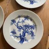 Set of eight German porcelain plates from the 1950s